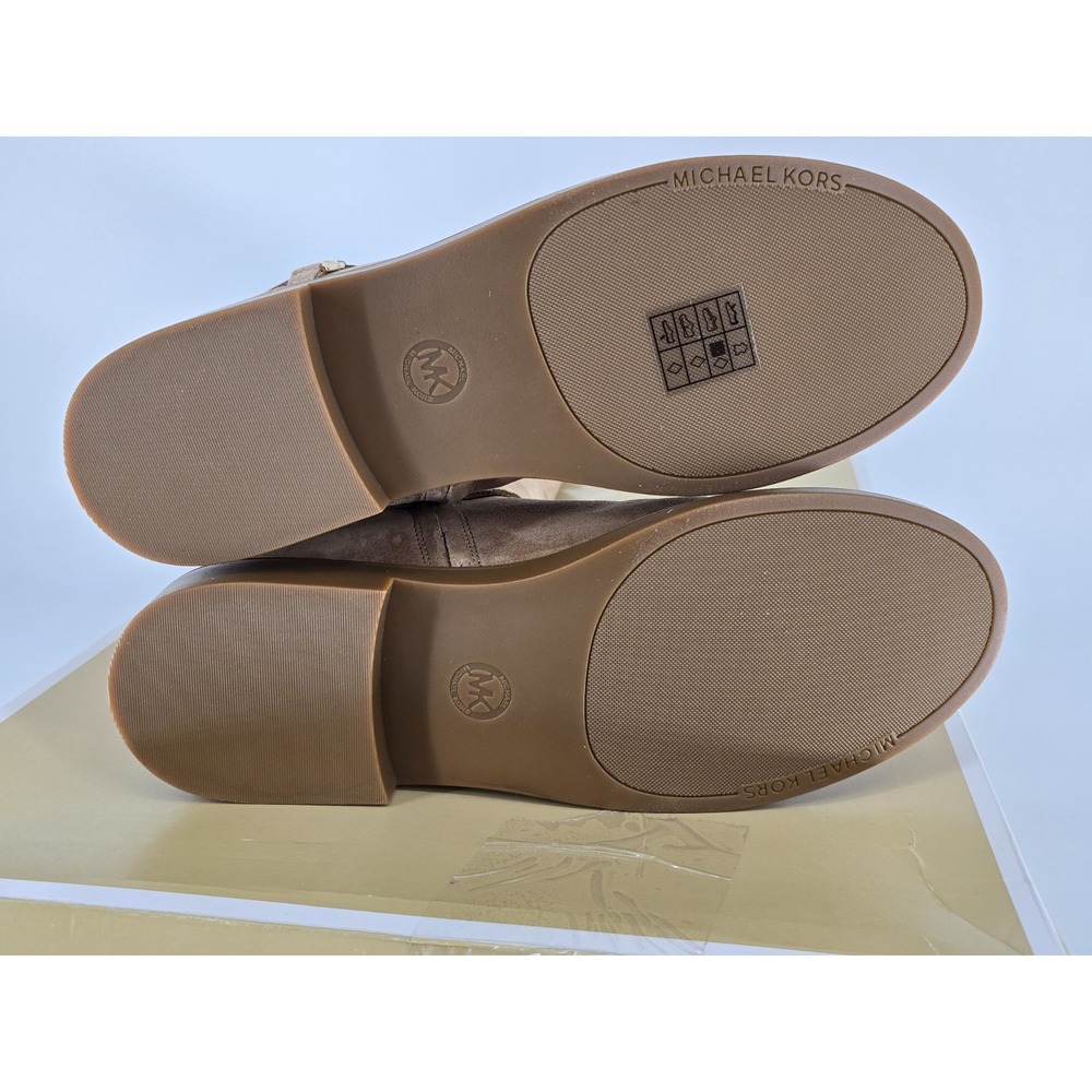 Michael Kors Women's Abigail Boot-Wide Shaft Equestrian - Tan Suede Sz:‎ 8.5 WS - Picture 14 of 14